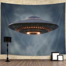 UFO Aliens Wall Art Large