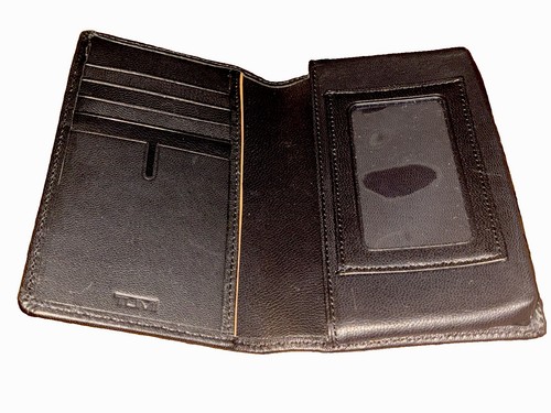 Tumi men black bifold - men's,