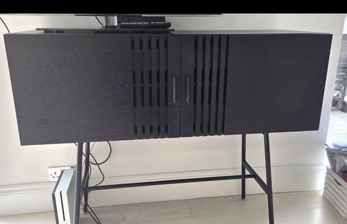 Black solid next sideboard - black,