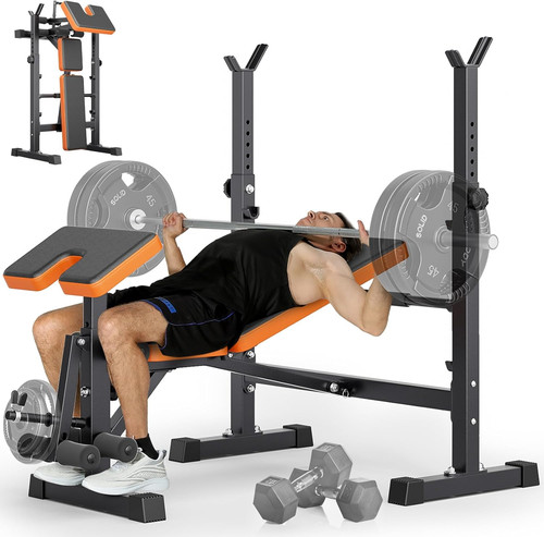 Yoleo weight bench set - yoleo, 6-in-1
