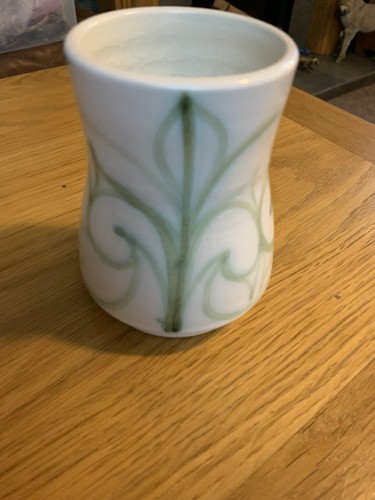 Poole pottery vase waisted - pottery,