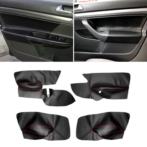 Rhd black leather - leather, door