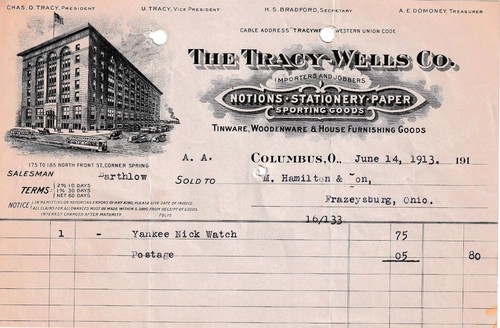 1913 ingersoll yankee watch - 1913,