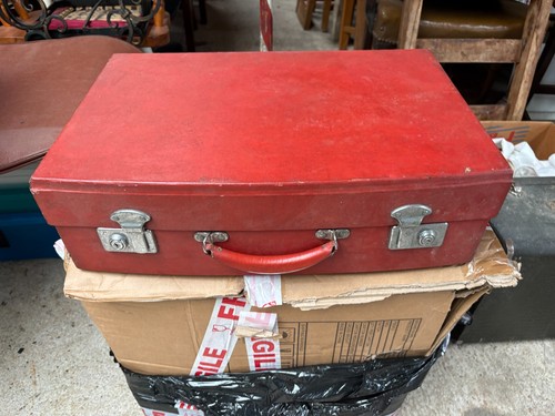 Vintage hard bodied suitcase - vintage,