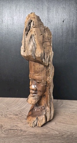 Vintage african sculpture hand - african,