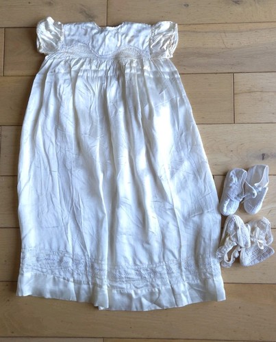 Vintage baby christening gown - vintage,