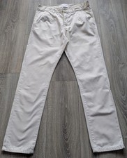 MENS CREAM TROUSERS WAIST 32