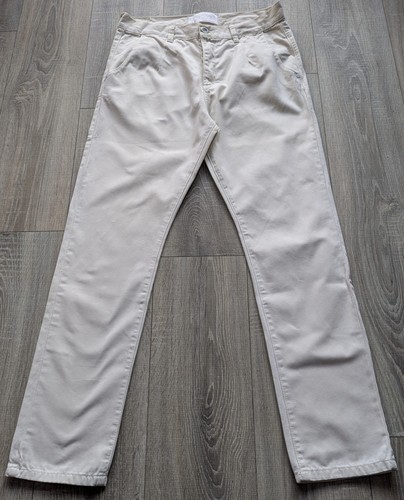 Mens cream trousers waist - mens,