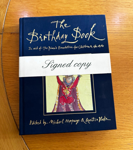 The birthday book signed - birthday,