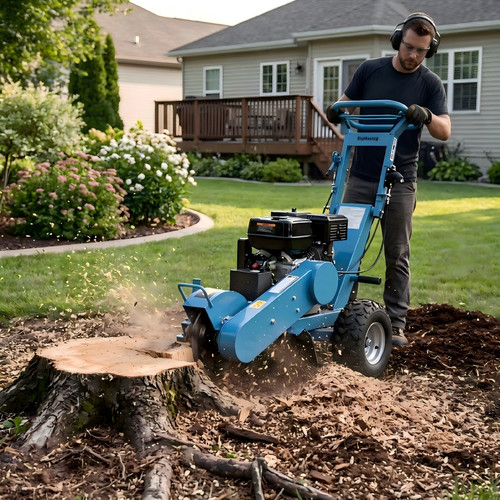 15hp stump grinder - stump, grinder,