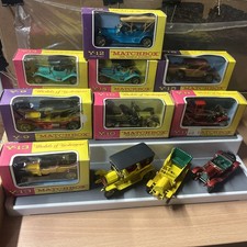 Job lot of 11 matchbox  yesteryear models  some boxed good