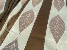 2 Vintage 70s Leaf Green Gold