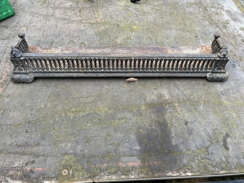 Cast iron fire - fire, surround