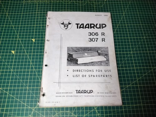 Taarup mower conditioner 306r - taarup,