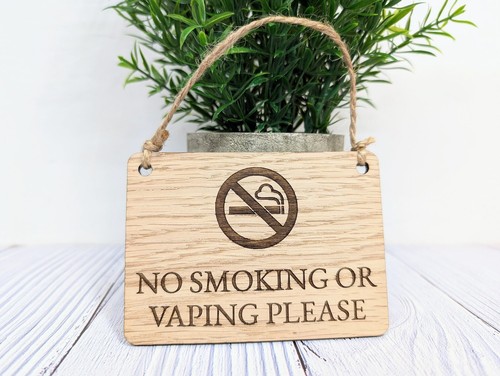 Smoking sign wooden - smoking,