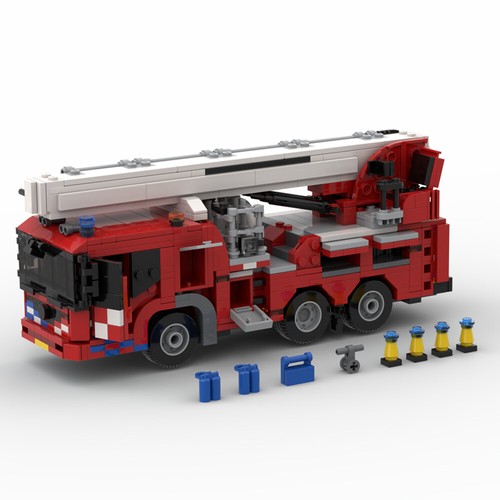 Fire truck aerial platform - truck,