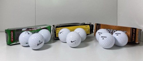 Golf balls boxes 3 - balls, of