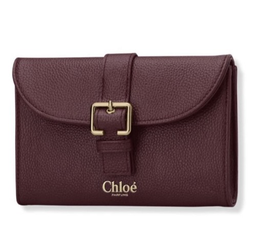 Chloe parfum burgundy pouch - parfum,