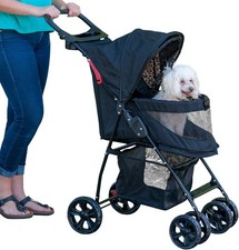 No-Zip Pet Stroller Foldable