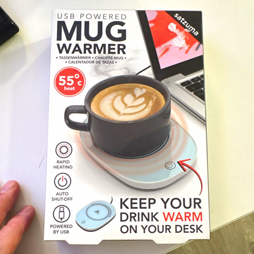 Satzuma white usb powered mug - usb,