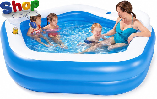 Family paddling pool - paddling,