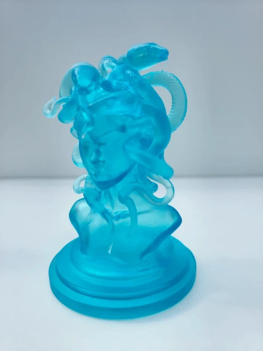 Medusa snake goddess bust - snake,