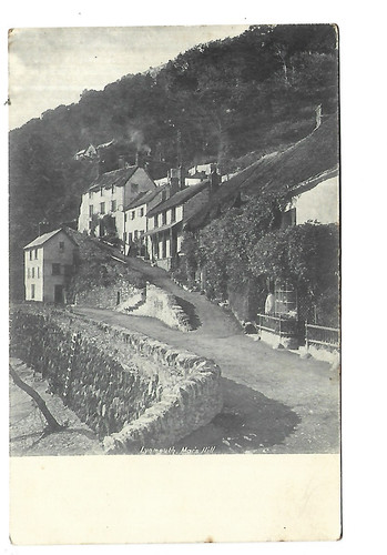 Lynmouth black and white - lynmouth,