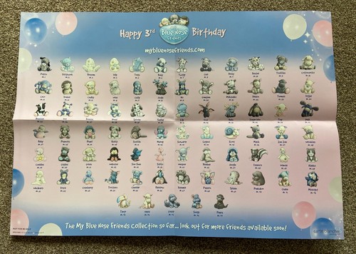Blue nose friends poster - nose,