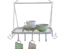 Antique Chic Style White Metal