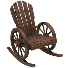 Wooden Garden Rocking Chair