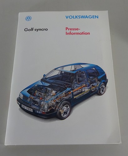 Press kit golf iii syncro - golf,