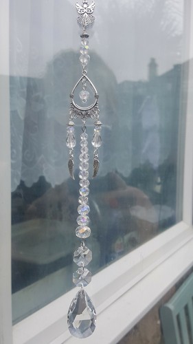 Sun catcher with crystal - with, and