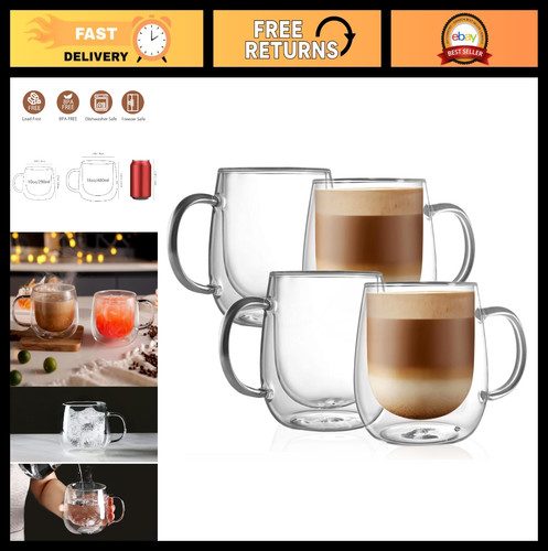 16oz double walled glass - 16oz,