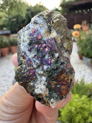 Peacock ore chalcopyrite 88g - ore,