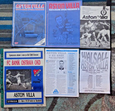 ASTON VILLA FC PROGRAMMES