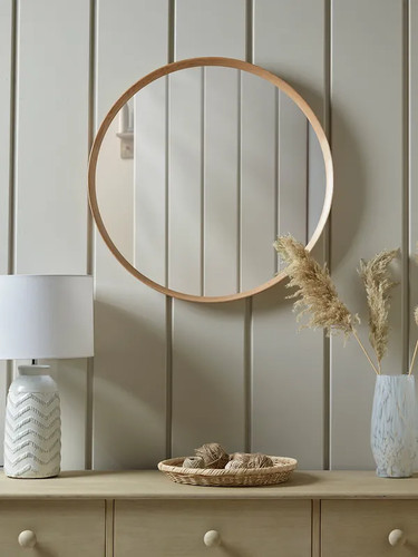 Oak deep framed - framed, mirror