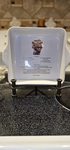 Square white ceramic - ceramic, baking
