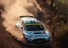 Ford Fiesta Rally Car Poster