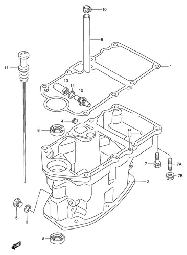 Suzuki genuine bolt dt4 marine - suzuki,