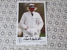 Neil Mallender Umpire & England Cricket Player Hand Signed Classic Cards Card 10