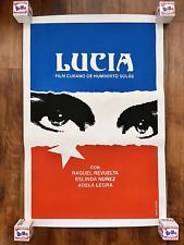 RARE Cuban Screenprint Film Poster – Movie Cinema Art – Lucia