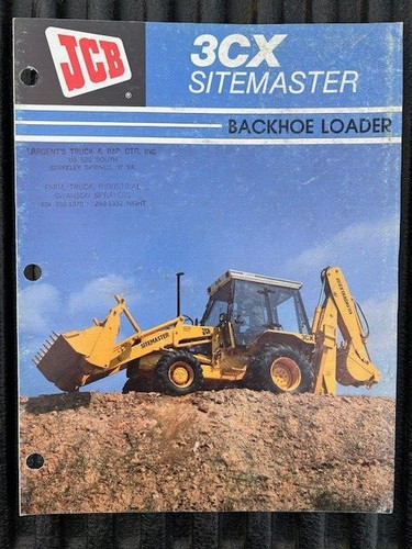 Vintage original jcb trifold - vintage,
