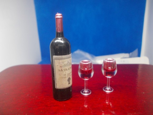 Bottle red wine - red,