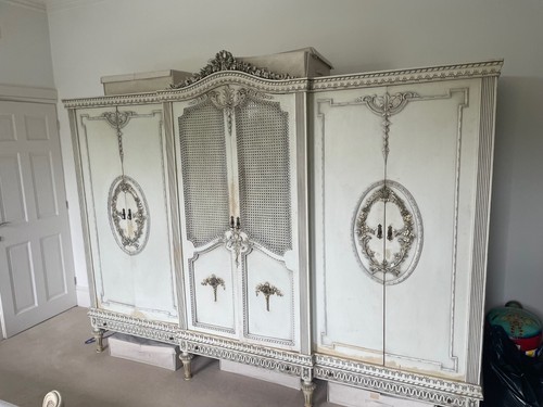 French baroque revival armoire - baroque,