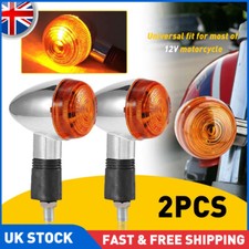 2x Motorcycle Motorbike Bullet