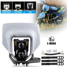 Dirt Bike White Bezel LED