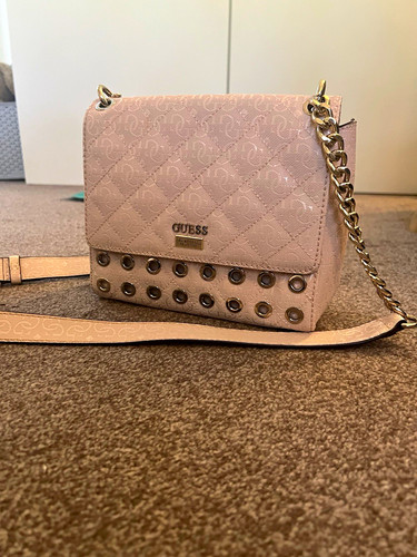 Guess quilted logo pink small - quilted,