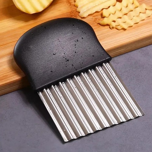 Crinkle cutter stainless - crinkle,