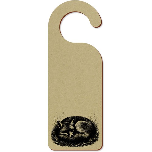 Sleeping fox door - 'sleeping, hanger