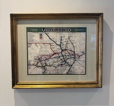 Vintage London Underground Map